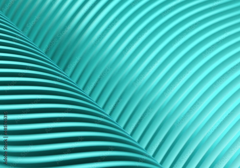 Poster turquoise geometric background. abstract background for your advertising. background with curly line