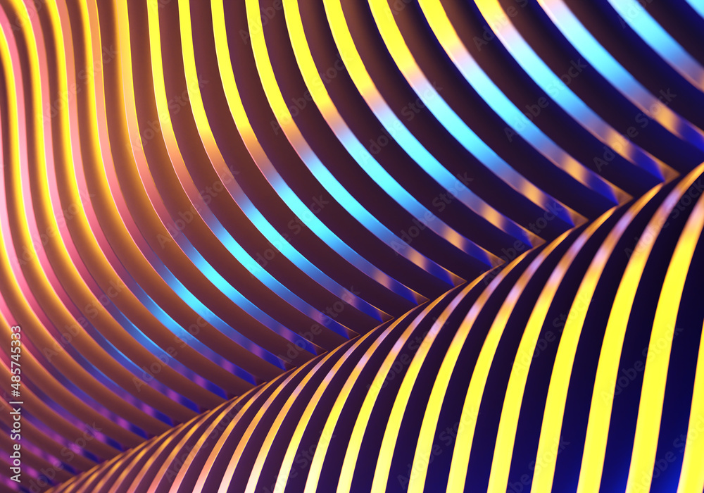 Poster background gradient. textures graphic bright. colorful background with lines. blue and yellow patter