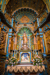 Fototapeta na wymiar Basilica Cathedral of Lima interior, Plaza de Armas (Plaza Mayor), Lima, Lima Province, Peru, South America