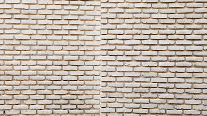 Texture of the white brick walls