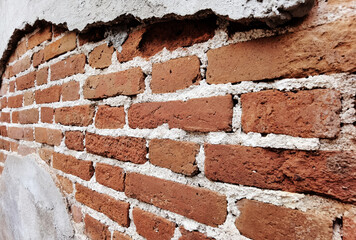 Texture of the brick walls     