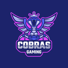Illustration vector graphic of Cobras Gaming, good for Logo design