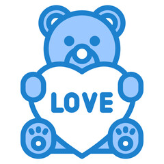 bear blue style icon