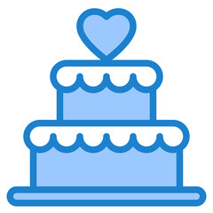cake blue style icon