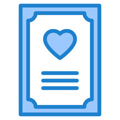 card blue style icon