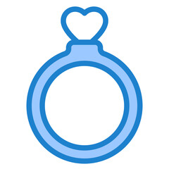 ring blue style icon