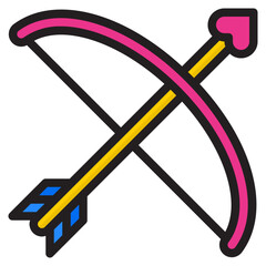 cupid color line style icon