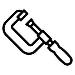 clamp line icon