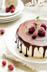 chocolate raspberry cake