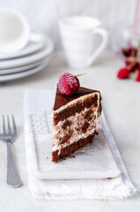 chocolate raspberry cake