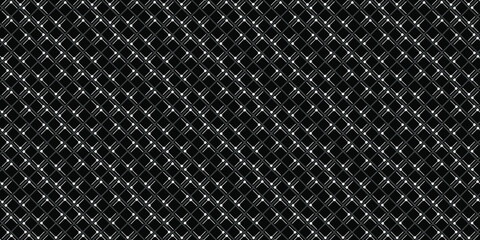 Dark black geometric grid background. Modern dark abstract vector texture. EPS 10