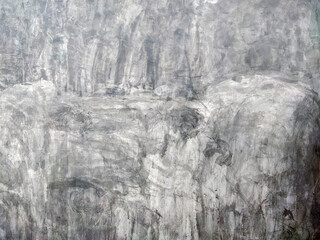 Old wall texture dirty vintage black and white grunge style background.