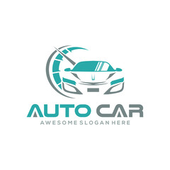 Car logo vector, car concept logo design modern template