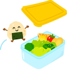 フードコンテナに詰めたお弁当