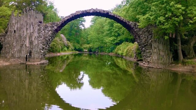 Rakotzbrucke in Kromlau in Germany