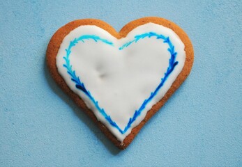 Naklejka na ściany i meble heart shaped cookie