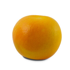 isolated orange grapefruit on white background with shadow