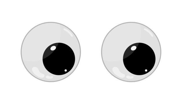 Googly Eyes Vector Hd PNG Images, Eyeball Of Toy Googly Eyes