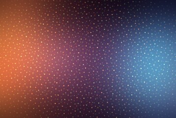 Shimmering bokeh in red and blue diffused lights on dark background. Magical decorative textured template.