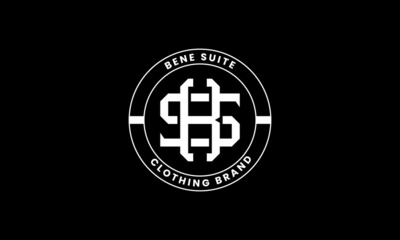 Initial Monogram Lettering Vintage Retro Stamp Label, Emblem Badge, Overlapping Elegant Luxury Logo Design