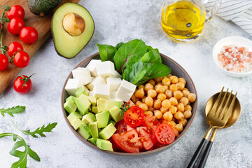 Healthy food in a cup