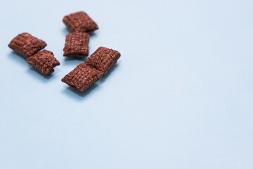 chocolate serials food in mornig in package