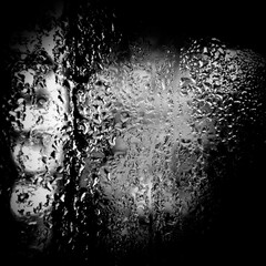 Abstract wet surface background in black and white.
