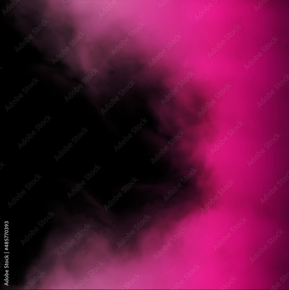 Wall mural fog or mist transparent effect isolated on dark background