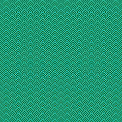 colorful simple vector pixel art green and turquoise seamless pattern of minimalistic geometric scaly rhombus pattern in japanese style