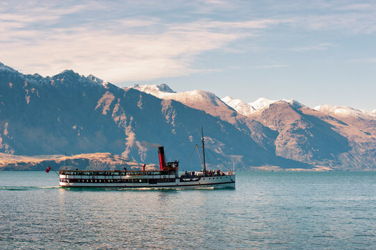 TSS Earnslaw on Lake Wakatipu, Queenstown, South Island, New Zealand