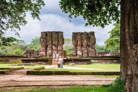 Ancient City of Polonnaruwa, Royal Palace (Parakramabahu's Royal Palace), UNESCO World Heritage Site, Sri Lanka, Asia