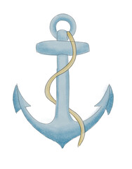 anchor with rope