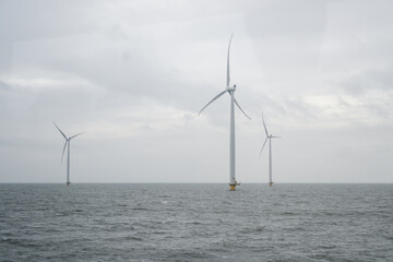 group of wind turbines in the same location used to produce electricity and called a wind farm or wind park. Wind farms can be either onshore or offshore