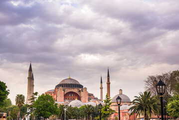 Fototapeta na wymiar Hagia Sophia (Aya Sofya), Istanbul, Turkey, Eastern Europe