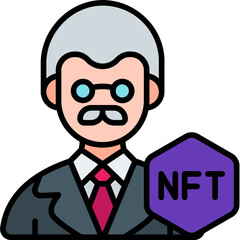 collector filled outline icon