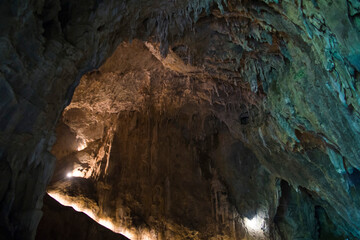 Inside Skocjan Caves entrance, Slovenia. A UNESCO World Heritage Site in the Karst Region (Kras Region) of Slovenia, Europe