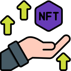investment filled outline icon