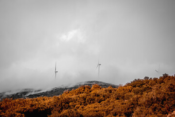Fototapeta premium clouds over the mountain