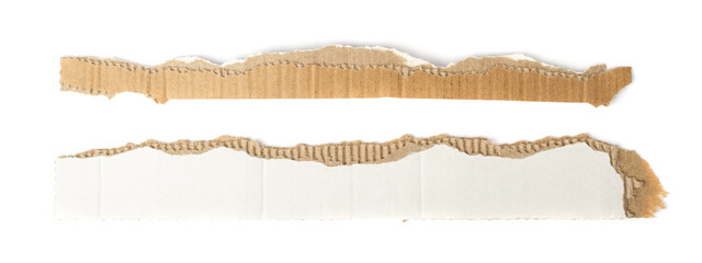 Cardboard, Carton, Ripped Kraft Paper, Wrapping Piece
