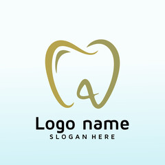 Looking for a nice classic small dental logo letter A