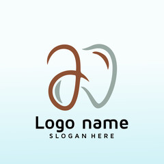 Looking for a nice classic small dental logo letter A