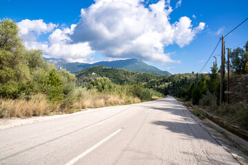 Berge auf Lefkada, Griechenland