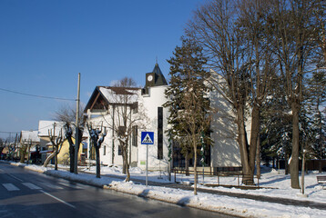 MUSEUM AND ORTHODOX CHURCH NEAR THE VILLAGE OF KOCELJEVA IN SERBIA - 485788762