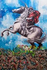Schilderijen op glas Graffiti, Buenos Aires, Argentina, South America © Matthew