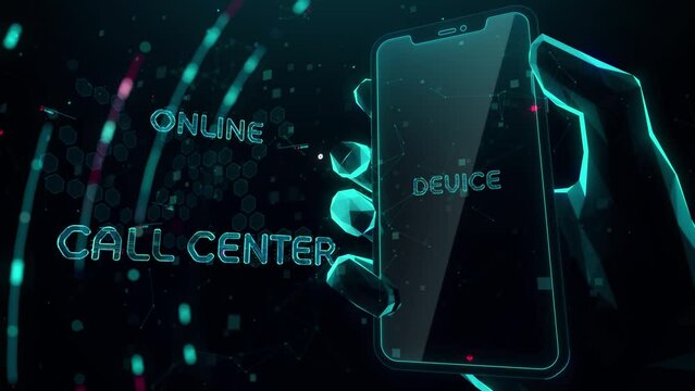 Omnichannel with digital technology concept