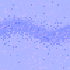 Abstract seamless pattern with waves and noise in pixel art style