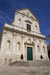 Bitonto, historic city  in Apulia. San Gaetano church