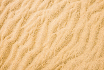 Sand close up detail at Te Paki Sand Dunes, 90 Mile Beach, New Zealand