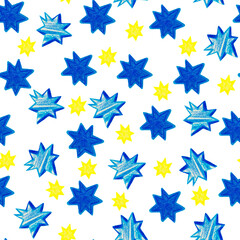 seamless star pattern