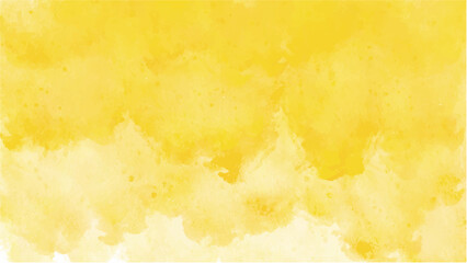 Yellow watercolor background for your design, watercolor background concept, vector.